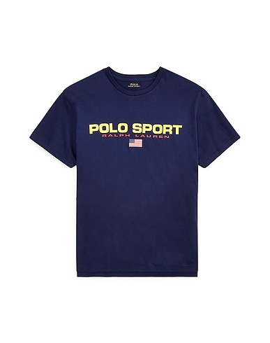 POLO RALPH LAUREN T-shirt CLASSIC FIT POLO SPORT TEE
 Midnight blue 100% Cotton