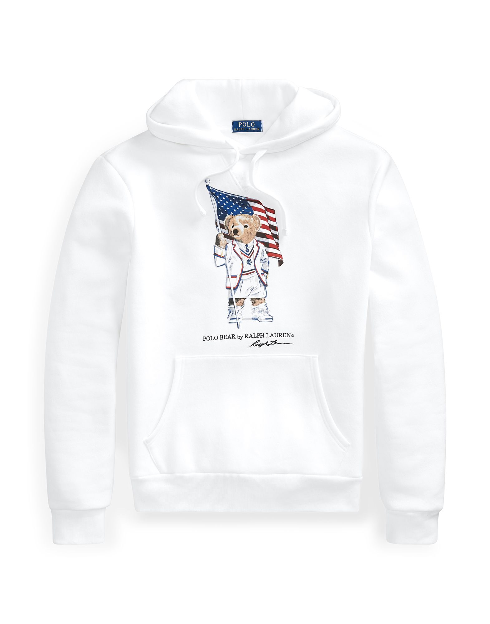 polo ralph lauren bear fleece hoodie