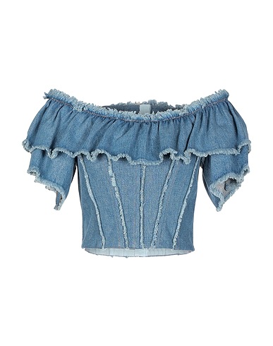 DOLCE&GABBANA Denim shirt Blue 100% Cotton