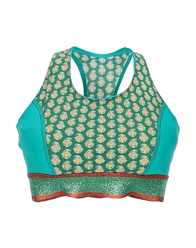 ETRO Top Green 72% Polyamide, 28% Elastane
