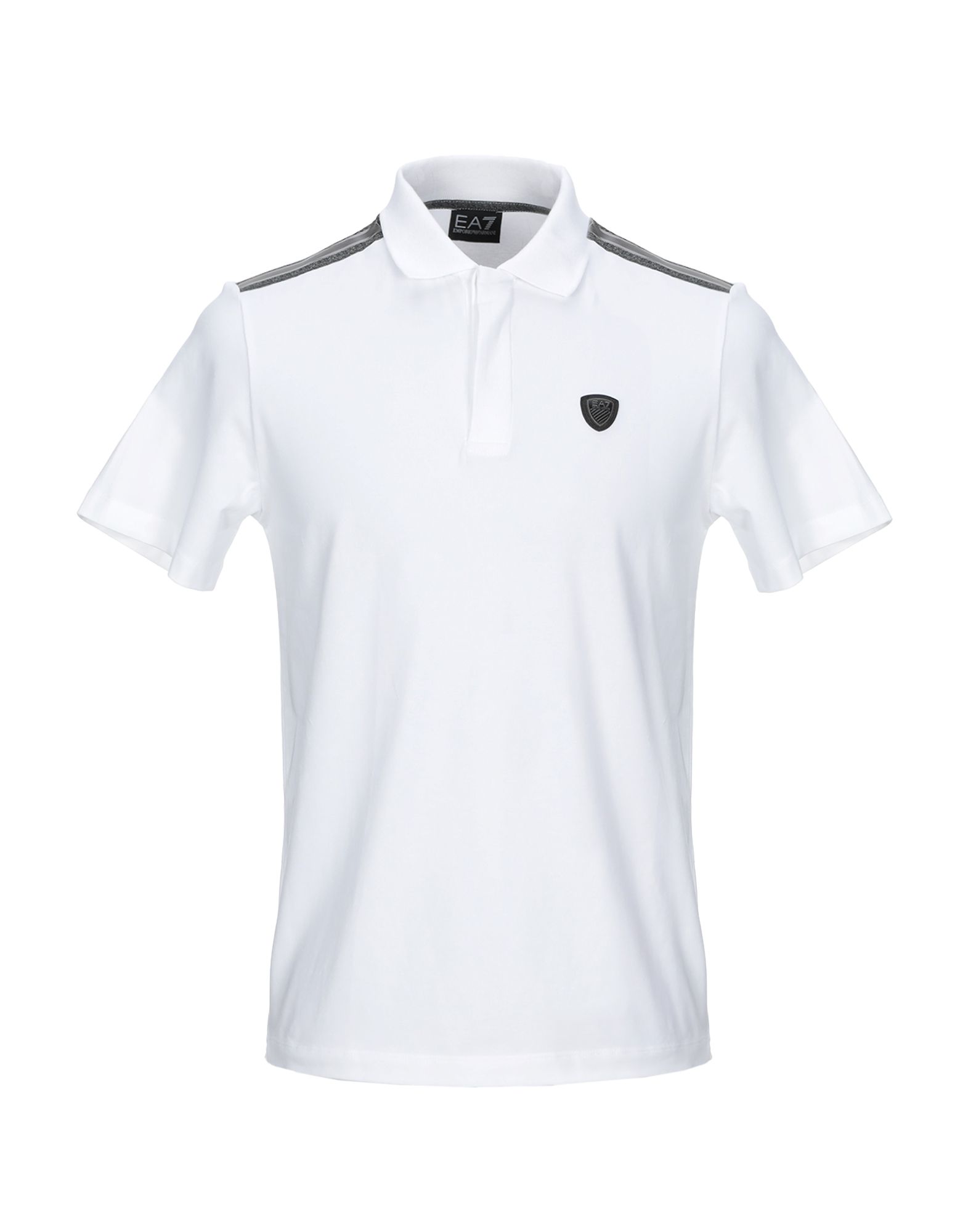 white ea7 polo