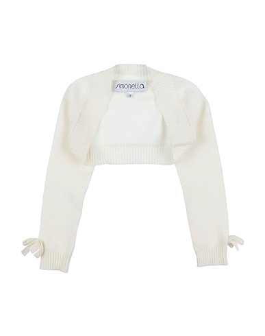 SIMONETTA Shrug Ivory 47% Virgin Wool, 30% Viscose, 15% Polyamide, 8% Cashmere