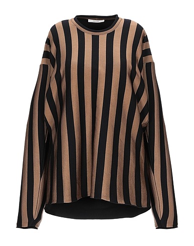 CELINE Sweatshirt Khaki 57% Baumwolle, 17% Wolle, 17% Seide, 7% Polyamid, 2% Elastan