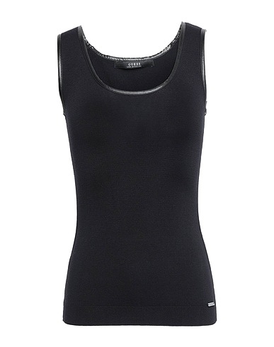 GUESS Top Black 84% Viscose, 16% Polyamide
