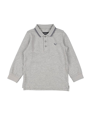 EMPORIO ARMANI Polo Grigio 96% Cotone, 4% Elastan, Poliestere