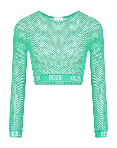GCDS Top Green 70% Polyester, 30% Elastane