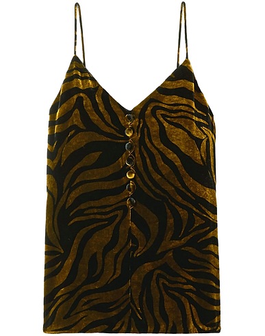 HILLIER BARTLEY Camisole Giallo ocra 82% Viscosa, 18% Seta
