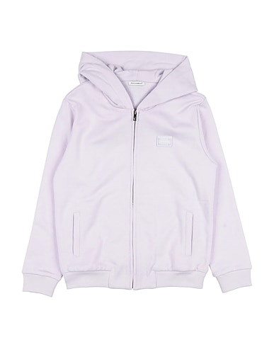 DOLCE&GABBANA Sweatshirt Lilac 100% Cotton, Elastane, Brass, Polyester