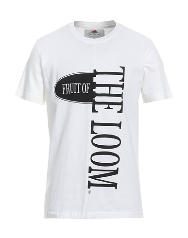 FRUIT OF THE LOOM x CEDRIC CHARLIER T-shirt Bianco 100% Cotone