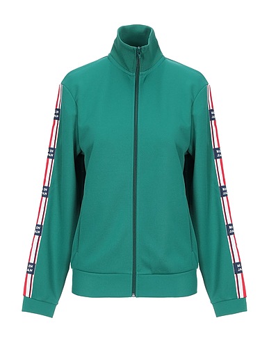 ZOE KARSSEN Felpa Verde 86% Poliestere, 14% Viscosa