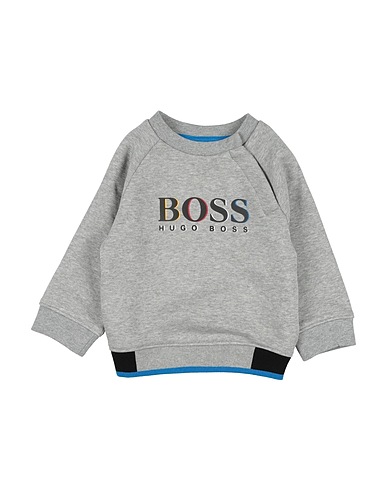 BOSS Sweatshirt Grey 87% Cotton, 13% Polyester, Elastane