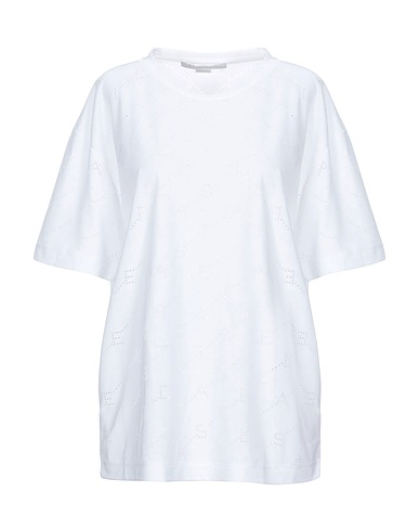 STELLA McCARTNEY T-Shirt Weiß 60% Lyocell, 30% Baumwolle, 10% Polyester