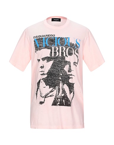DSQUARED2 T-shirt Rosa 100% Cotone