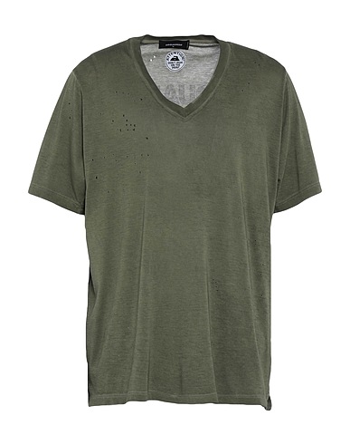 DSQUARED2 T-shirt Military green 100% Cotton