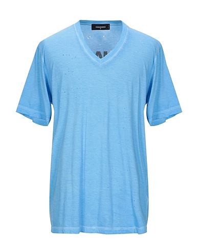 DSQUARED2 T-shirt Sky blue 100% Cotton