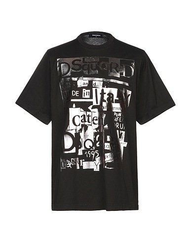 DSQUARED2 T-shirt Black 100% Cotton