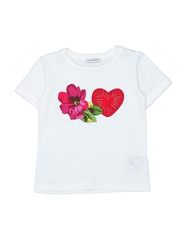 DOLCE&GABBANA T-shirt White 100% Cotton, Viscose, Polyester, Silk, Polyamide