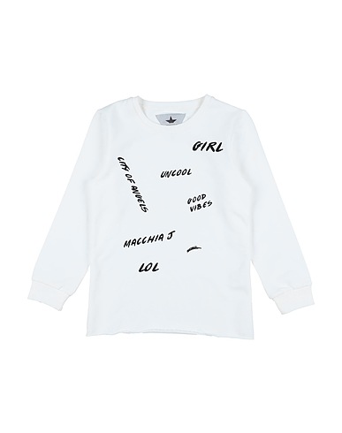 MACCHIA J Sweatshirt White 100% Cotton