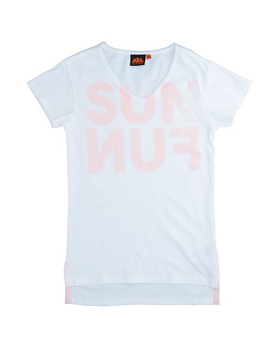 SUNDEK T-shirt White 100% Cotton