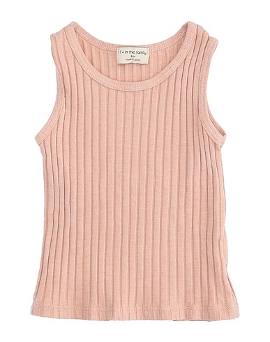 1 + IN THE FAMILY Débardeur Rose poudré 96% Coton, 4% Élasthanne