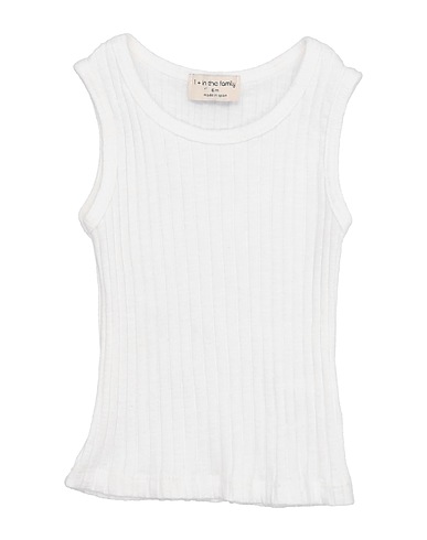 1 + IN THE FAMILY Tanktop Weiß 96% Baumwolle, 4% Elastan