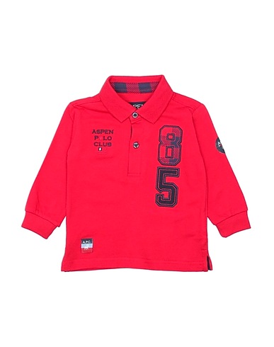 ASPEN POLO CLUB Polo Rosso 95% Cotone, 5% Elastan