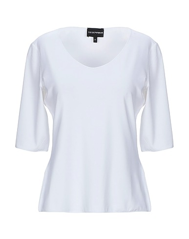 EMPORIO ARMANI T-shirt White 95% Viscose, 5% Elastane