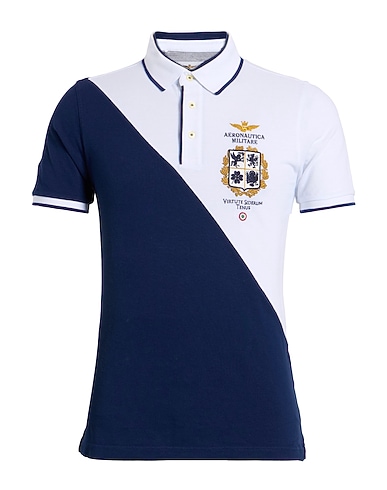 AERONAUTICA MILITARE Polo shirt White 100% Cotton