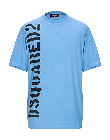 DSQUARED2 T-shirt Γαλάζιο 100% Βαμβάκι