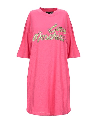 LOVE MOSCHINO Vestito corto Malva 100% Cotone