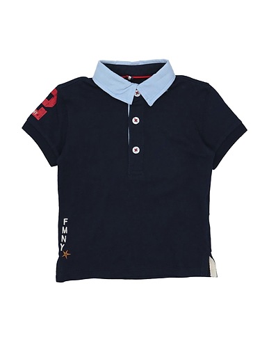 FRED MELLO Polo shirt Midnight blue 100% Cotton