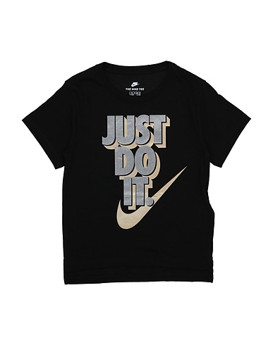 NIKE T-shirt Nero 50% Poliestere, 25% Viscosa, 25% Cotone