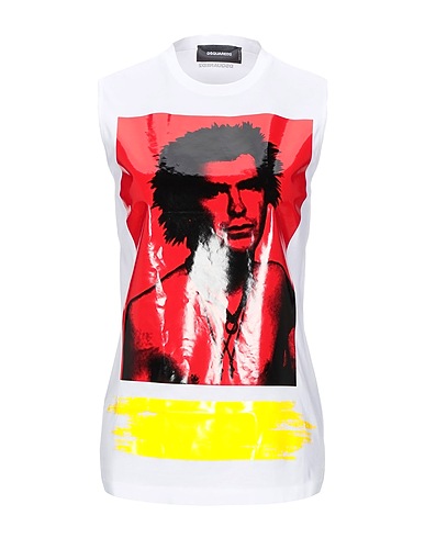 DSQUARED2 Top White 100% Cotton