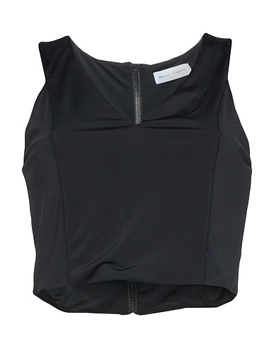 WEILI ZHENG Top Black 95% Polyester, 5% Elastane