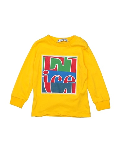 ICE ICEBERG T-shirt Yellow 100% Polyester