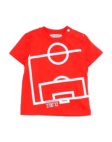 BIKKEMBERGS T-shirt Red 100% Cotton