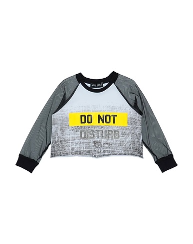 MISS LULÙ T-shirt Black 95% Cotton, 5% Elastane