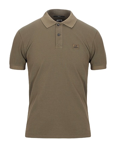 C.P. COMPANY Polo shirt Military green 100% Cotton