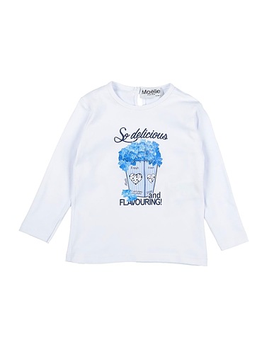 MAËLIE T-shirt White 90% Cotton, 10% Elastane