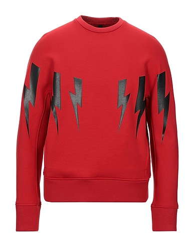 NEIL BARRETT Sweatshirt Red 100% Viscose