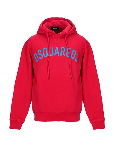 DSQUARED2 Hooded sweatshirt Red 100% Cotton