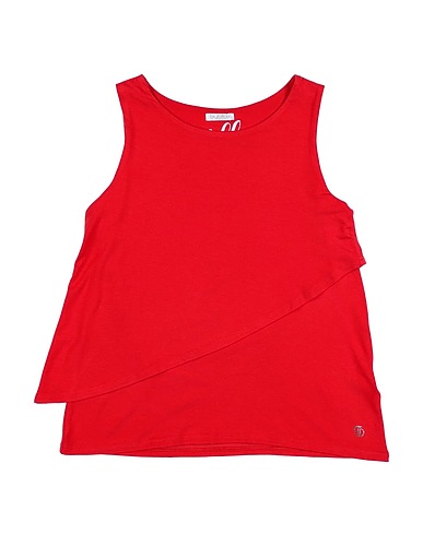 BYBLOS Tank top Red 96% Viscose, 4% Elastane