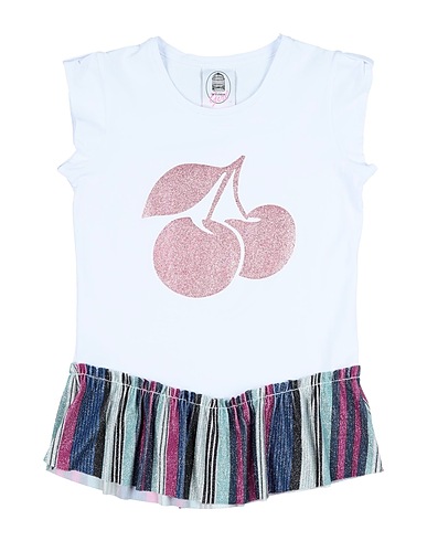 LE VOLIÈRE T-shirt Bianco 90% Cotone, 10% Acrilico