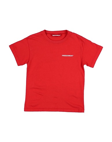 FREEDOMDAY T-shirt Red 100% Cotton