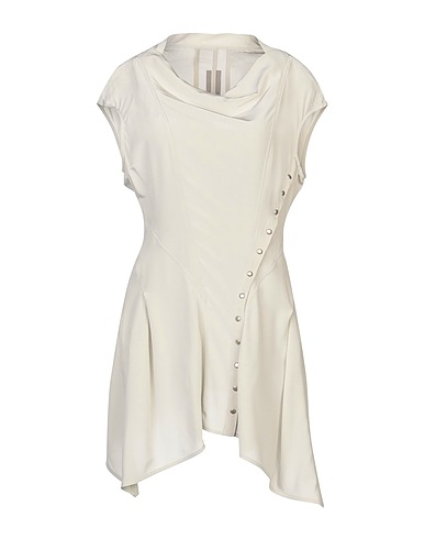 RICK OWENS Silk top Light grey 100% Silk