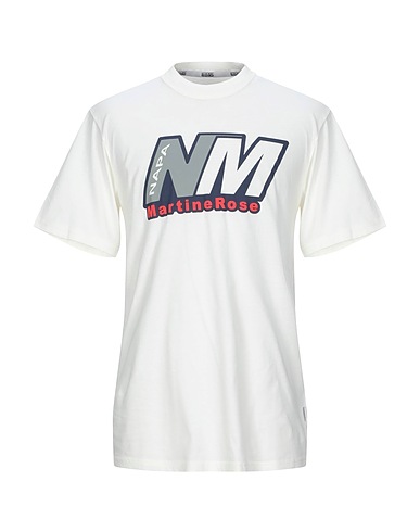 NAPA by MARTINE ROSE T-Shirt Elfenbein 100% Baumwolle