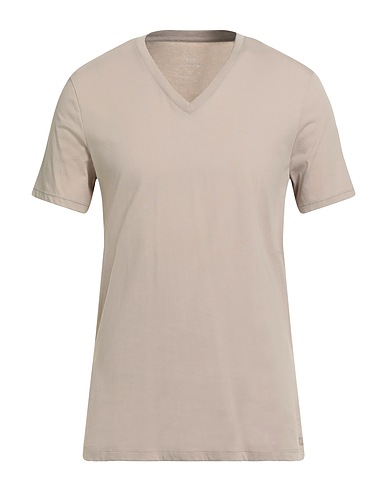 ARMANI EXCHANGE Basic T-Shirt Taupe 100% Pima Cotton
