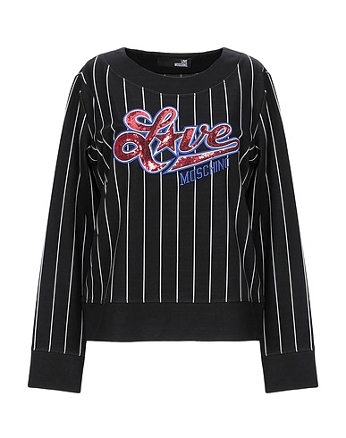 LOVE MOSCHINO T-shirt Nero 60% Viscosa, 37% Poliestere, 3% Elastan