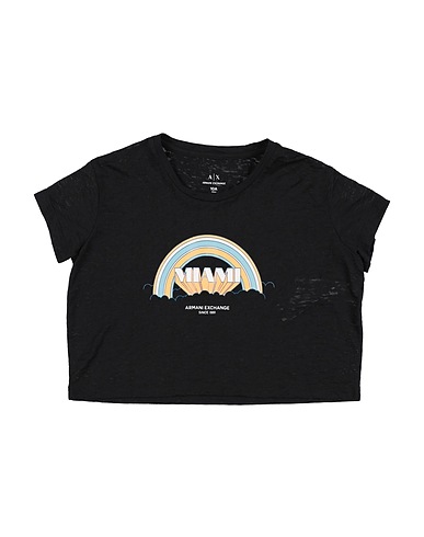 ARMANI EXCHANGE T-shirt Nero 54% Cotone, 46% Poliestere
