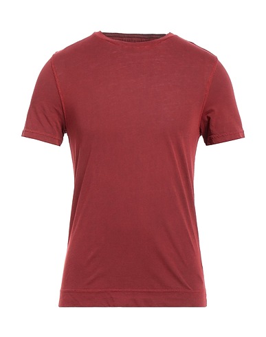 HERITAGE Basic T-Shirt Bordeaux 100% Baumwolle
